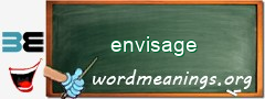 WordMeaning blackboard for envisage